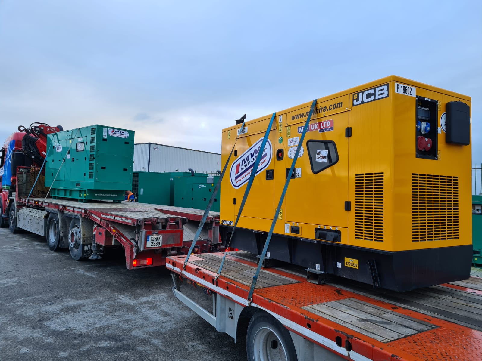 SOLD...to Concrete Company in Dublin...JCB 66 kva and a Cummins 170 KVA